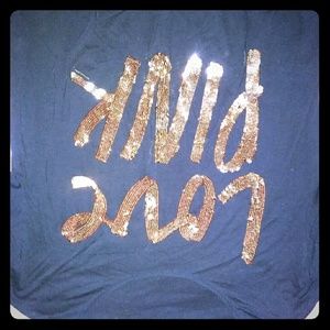 Pink  black with gold sequins